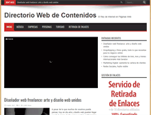 Tablet Screenshot of directoriowebz.com